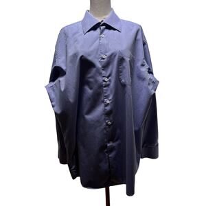 Klauss Boehler Long Sleeve Button Up Shirt Size 17.5 R